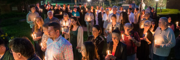 Easter Vigil prayer garden